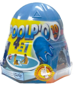 Trattamento per piscine 4 in 1 'poolpo new' da 0 a 10 mq, 250 gr - gre