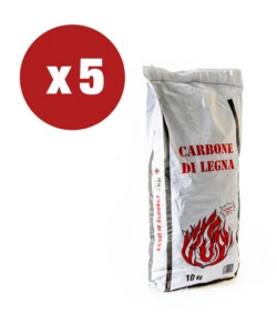 5 pezzi carbonella 10 kg