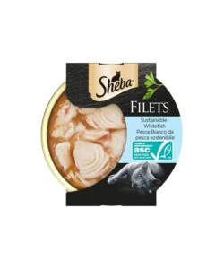 Sheba - umido per gatti filets pesce bianco al naturale 60 gr