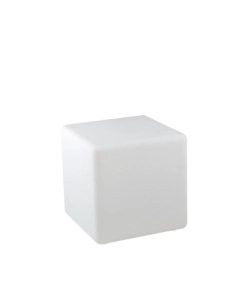 Lume da giardino led 'geco' bianco 40x40x40 cm, 4w