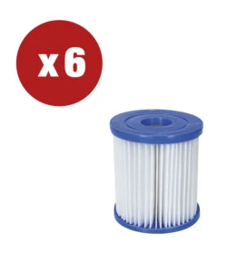 Offerta 6 pezzi filtro bestway a cartuccia ii per pompe da 2.006/3.028 lt/ora - 58094