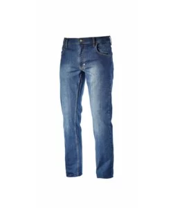 Diadora pantalone jeans da lavoro stone blu, tg m