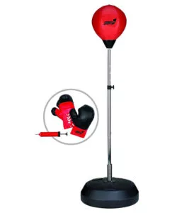 Pugilato per bambini con asta regolabile modello punching ball pro sport, 120 - 145 cm