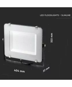 Faro led nero 3000k 150w, 12000lm