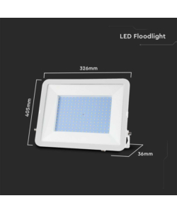 Faro led bianco 4000k 200w, 16000lm