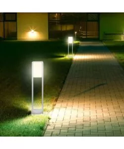 Paletto led per esterno bianco 3000k, 10w