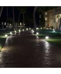 Lampada led da giardino bianco h25 cm 4000k, 10w