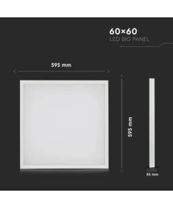 Pannello led 60x60 cm 4000k, 25w