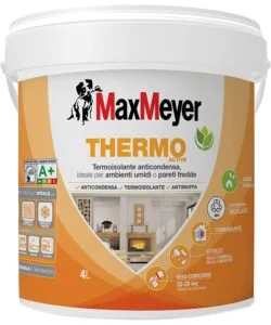 Pittura termoisolante 'thermo active a+' bianco 4 litri - max meyer