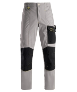 Pantaloni da lavoro dynamic light 37.5 beige/nero, tg xl - kapriol