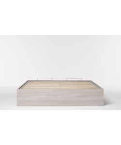 Letto Matrimoniale bed Box Olmo Naturale Con Rete E Contenitore, 160x190  Cm in vendita online