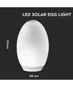 Lampada solare led rgb ricaricabile, 3000k