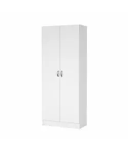 Armadio multifunzione bianco 69,2x34,6x170,4 cm