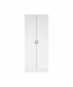 Armadio bianco multifunzione, 69x35x170 cm