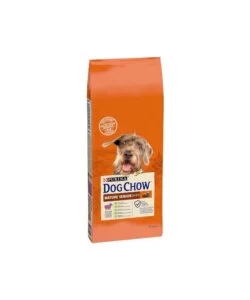 Crocchette per cani adulti 'dog chow mature' all'agnello, 14 kg - purina