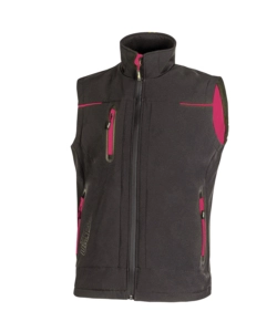 Gilet da lavoro universe grey/fucsia, tg l