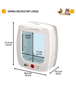 Swing microchip large bianca - ferplast