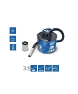 Bidone aspiracenere ar blue clean e15 funzione 3in1 - 1000 w 15 lt - annovi reverberi