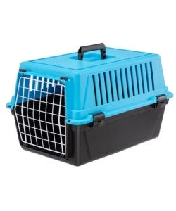 Trasportino per cani - atlas 10  el - azzurro - ferplast