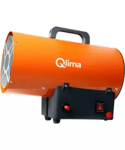 Generatore aria calda a gas qlima arancione 10 kw con regolatore