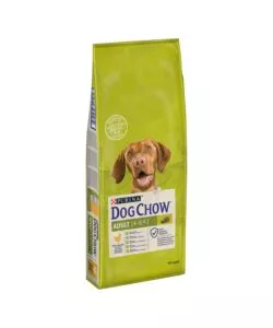 Crocchette per cani adulti 'dog chow' al pollo, 14 kg - purina