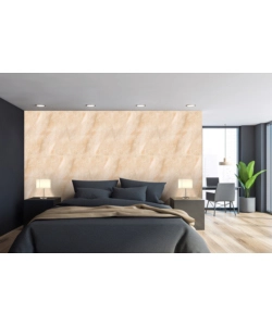 Lastra decorativa in polipropilene con stampa effetto marmo "champagne", 100x50 cm