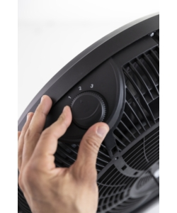 Ventilatore da appoggio box "articfresh" colore nero 90 w, 50 cm