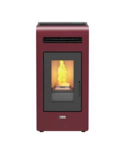 Stufa a pellet canadian stove "vancouver 14" bordeaux 12,9 kw