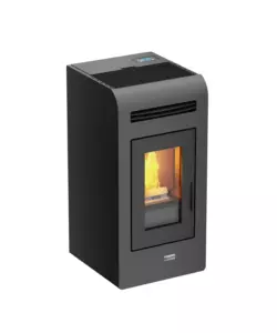 Stufa a pellet canadian stove "vancouver 14" grigio 12,9 kw