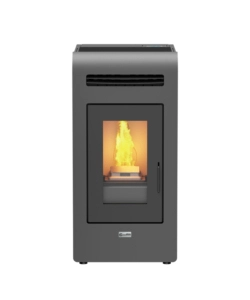 Stufa a pellet canadian stove "vancouver 14" grigio 12,9 kw