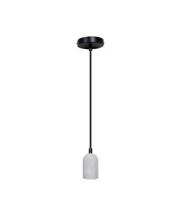 Lampada a sospensione cemento grigio 1,5 mt, e27