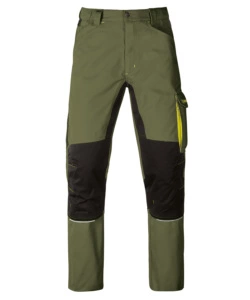 Pantaloni da lavoro kavir verde/nero, tg s - kapriol