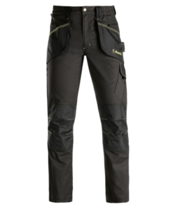 Pantaloni da lavoro slick nero, tg s - kapriol