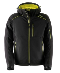 Giacca da lavoro softshell dynamic nero, tg s - kapriol