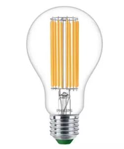 Lampadina led a goccia philips trasparente 5,2w 4000k, e27