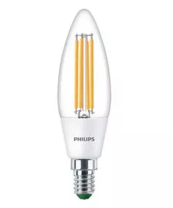 Lampadina led philips oliva e lustre 2,3w 4000k, e27