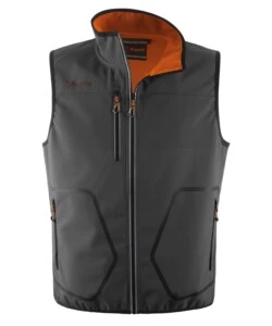 Gilet da lavoro kapriol 'tech' colore grigio/arancio, tg xxxl