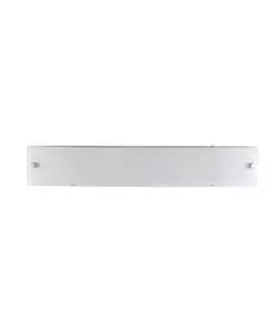 Applique led in metallo e vetro satinato 4000k, 12w