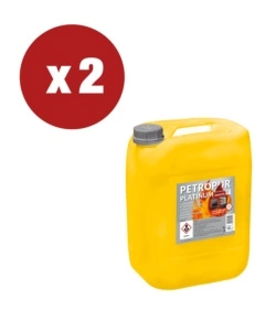 Combustibile liquido petropur platinum 2 taniche da 18lt - totale di 36 litri