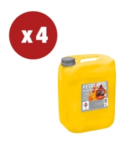 Combustibile liquido petropur platinum 4 taniche da 18lt - totale di 72 litri