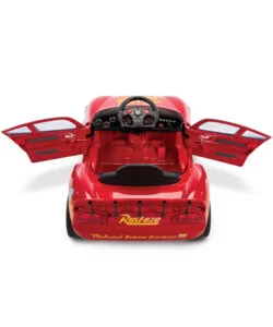 Auto elettrica per bambini a batteria 6v, modello saetta mcqueen cars