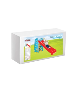 Scivolo per bambini da esterno bigslide con canestro, 176x92x105 cm