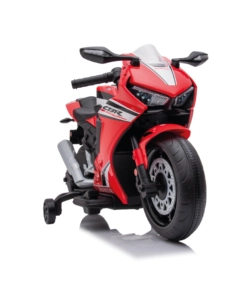 Moto per bambini elettrica a batteria 12 volt, colore rosso - honda