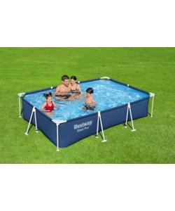 Piscina fuori terra rettangolare bestway "splash frame" 300x201x66 cm - cod. 56043