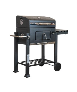 Barbecue a carbone "primo" in acciaio, 117,5x66x107,5 cm - arnold