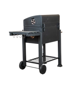 Barbecue a carbone "primo" in acciaio, 117,5x66x107,5 cm - arnold