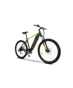 Bici elettrica mountain bike mtb e-bike performance green con bluetooh- argento