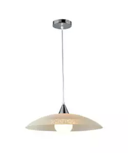 Lampada a sospensione 'lente' 40cm, e27