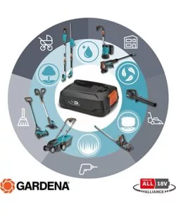 Batteria di ricambio gardena "p4a pba" 18v 4,0ah