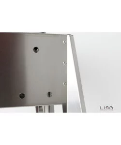 Cuocispiedini miami 500 in acciaio inox, 60x36x83 cm - lisa